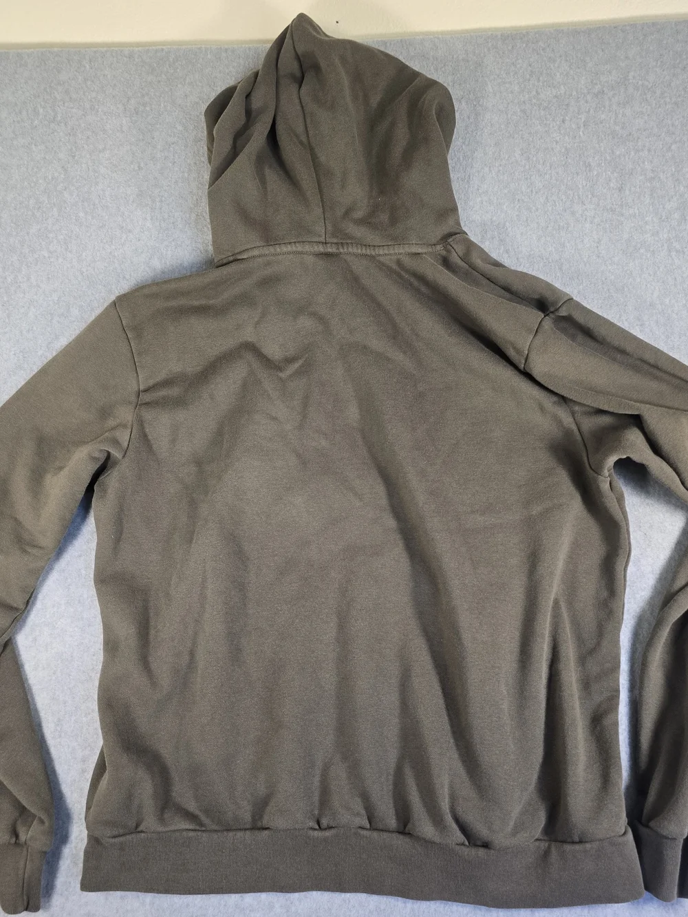 The North Face Men’s L Brown Circular Design Logo Pullover Hoodie Sweatshirt